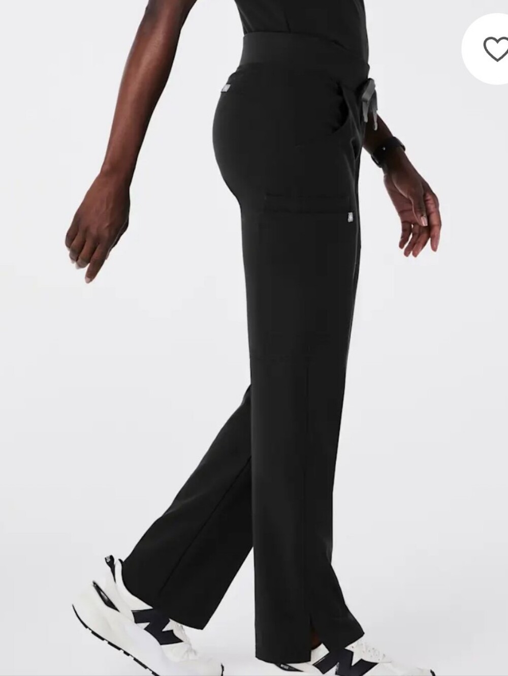 Black, Kade Cargo Scrub Pants, Medium Tall - Picture 2 of 13